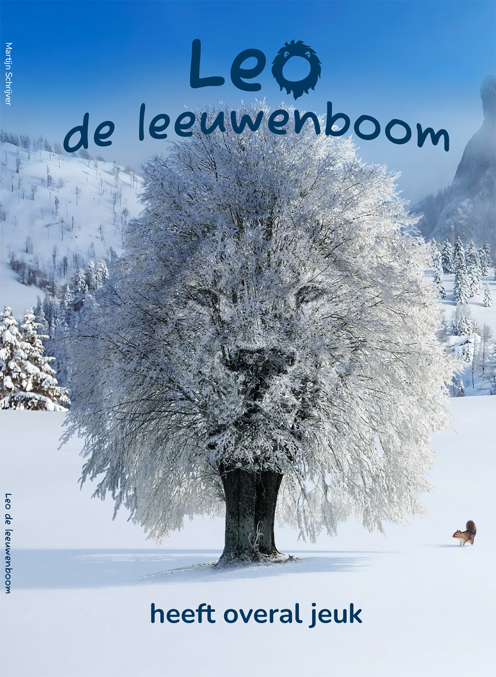 Boekcover van leuk prentenboek Leo de Leeuwenboom!